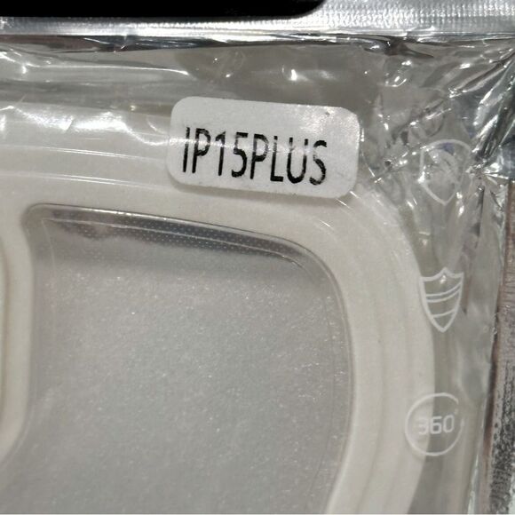 🩷3/$15🩷 NIB iPhone 15 Plus phone case, clear with wavy edge - Picture 4 of 4